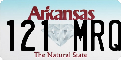 AR license plate 121MRQ