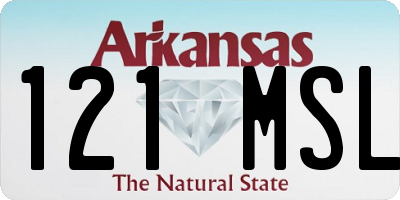AR license plate 121MSL