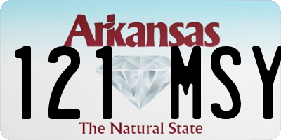AR license plate 121MSY