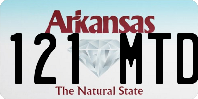 AR license plate 121MTD