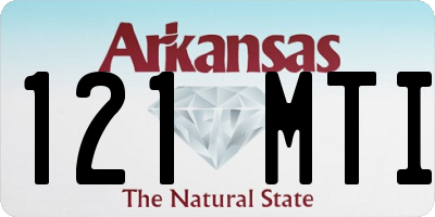 AR license plate 121MTI