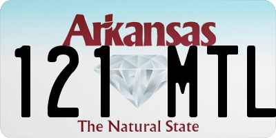AR license plate 121MTL