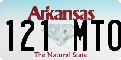 AR license plate 121MTO
