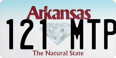 AR license plate 121MTP