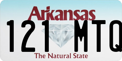 AR license plate 121MTQ