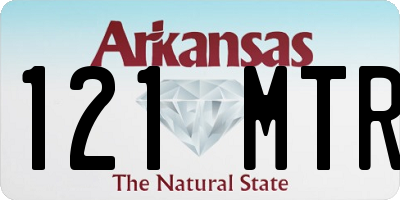 AR license plate 121MTR
