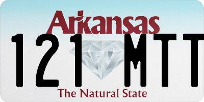 AR license plate 121MTT
