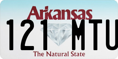 AR license plate 121MTU