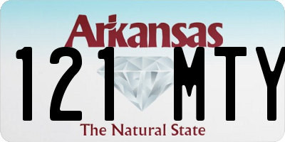 AR license plate 121MTY