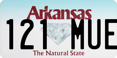AR license plate 121MUE