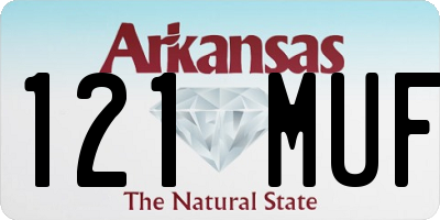 AR license plate 121MUF
