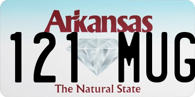 AR license plate 121MUG