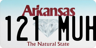 AR license plate 121MUH
