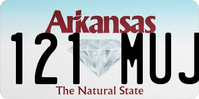 AR license plate 121MUJ