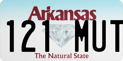 AR license plate 121MUT