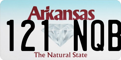 AR license plate 121NQB