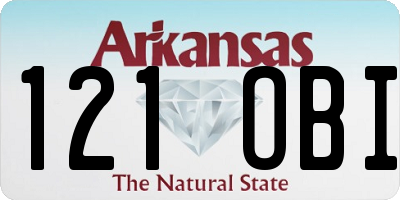 AR license plate 121OBI