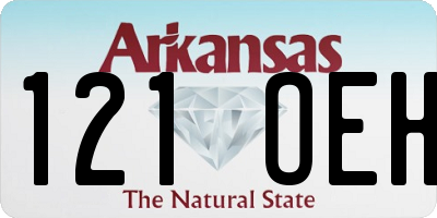 AR license plate 121OEH