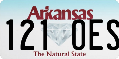 AR license plate 121OES