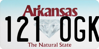AR license plate 121OGK