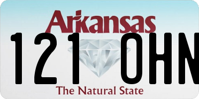 AR license plate 121OHN