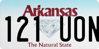 AR license plate 121UON