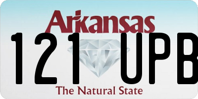 AR license plate 121UPB