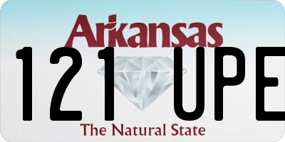 AR license plate 121UPE