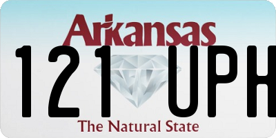 AR license plate 121UPH