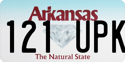 AR license plate 121UPK