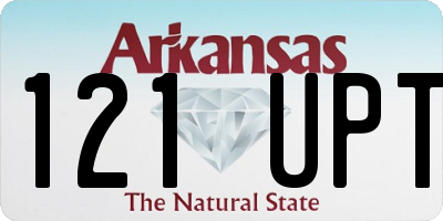 AR license plate 121UPT