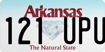 AR license plate 121UPU