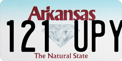 AR license plate 121UPY