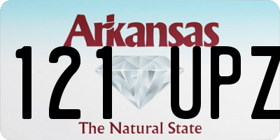 AR license plate 121UPZ