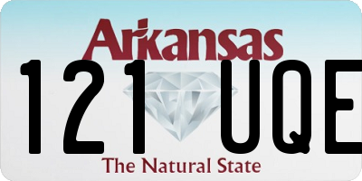 AR license plate 121UQE