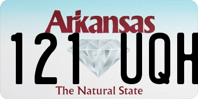 AR license plate 121UQH
