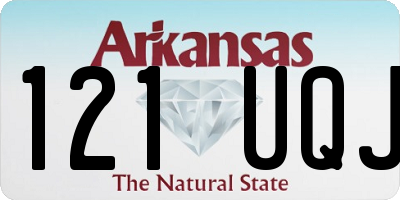 AR license plate 121UQJ
