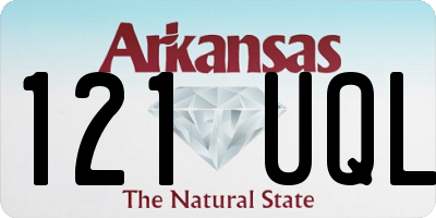 AR license plate 121UQL