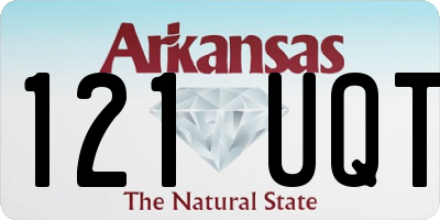 AR license plate 121UQT