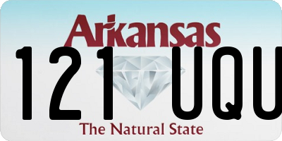 AR license plate 121UQU