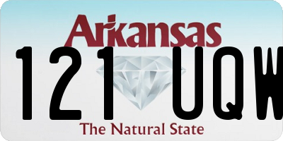 AR license plate 121UQW