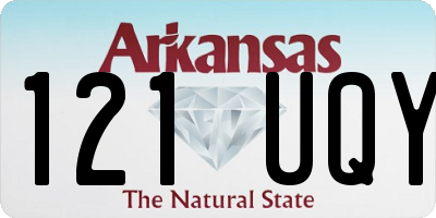 AR license plate 121UQY