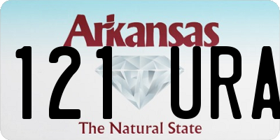 AR license plate 121URA