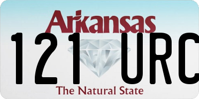 AR license plate 121URC