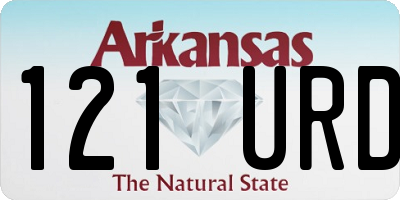 AR license plate 121URD