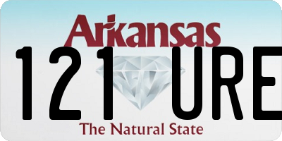 AR license plate 121URE