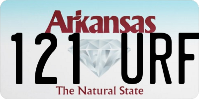 AR license plate 121URF