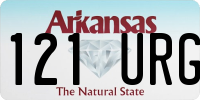 AR license plate 121URG