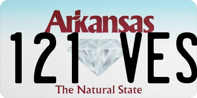 AR license plate 121VES