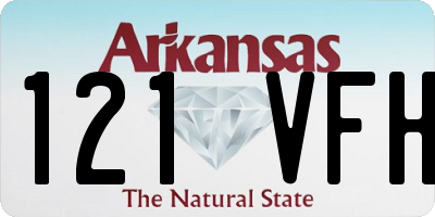 AR license plate 121VFH